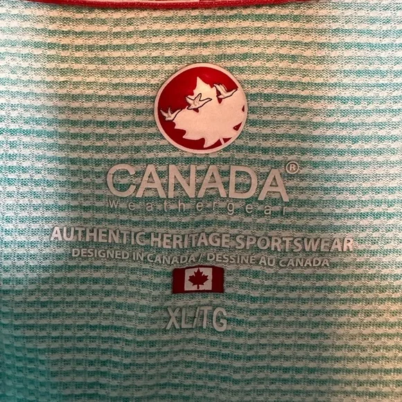 Canada Weather Gear Men’s Performance Tee T-shirt Size XL Blue - Picture 5 of 6